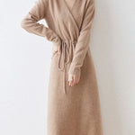 Sienna | Cozy Knit Wrap Dress