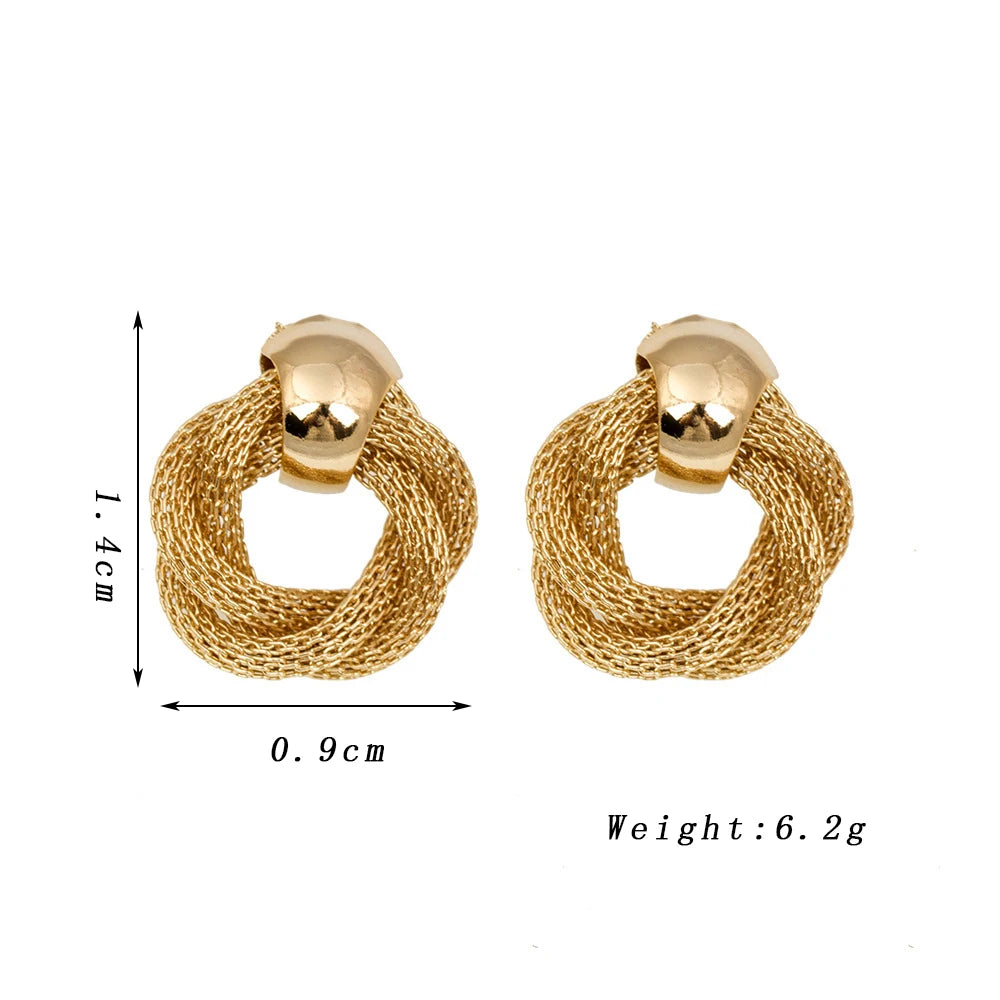 Sophie | Twisted Loop Earrings