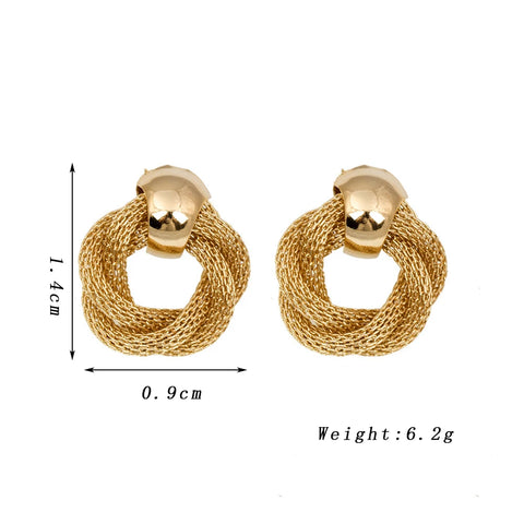 Sophie | Twisted Loop Earrings