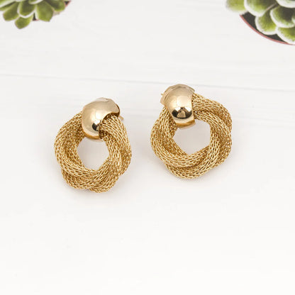 Sophie | Twisted Loop Earrings