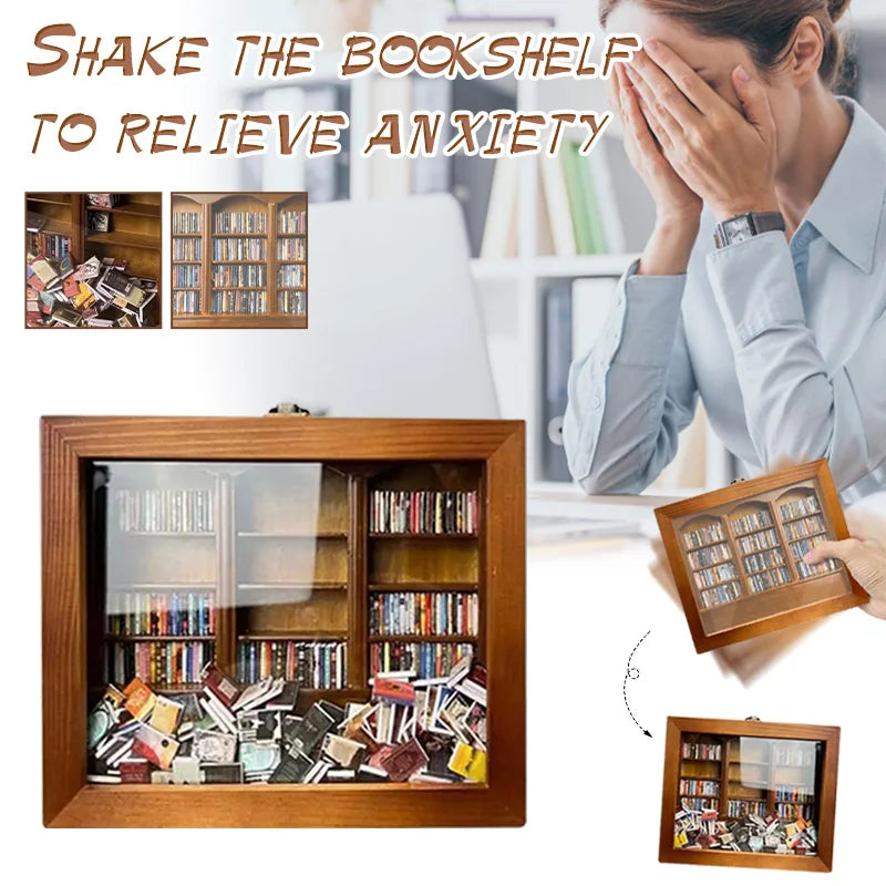 Stress-Relief Mini Bookshelf