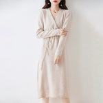 Sienna | Cozy Knit Wrap Dress