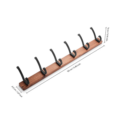 Wood Slat Hooks | Wall Mounted