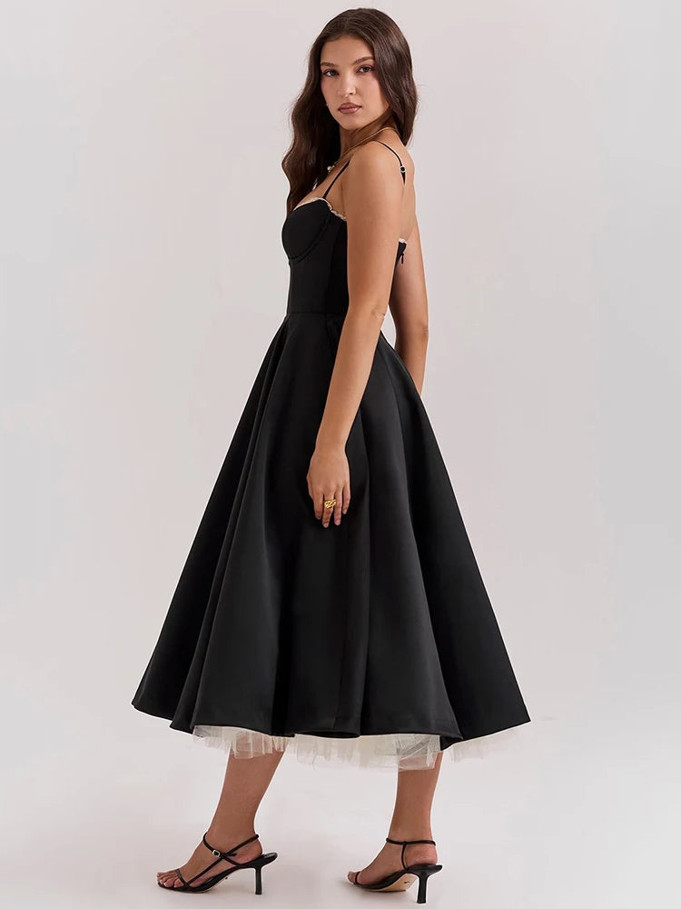 Sophia | Vintage Glamour Midi Dress