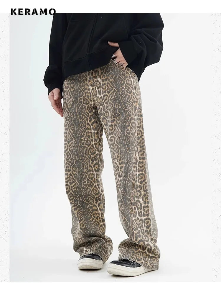 Leo | Wild Print Casual Pants