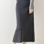 Sophia | Stylish Knitted Midi Skirt