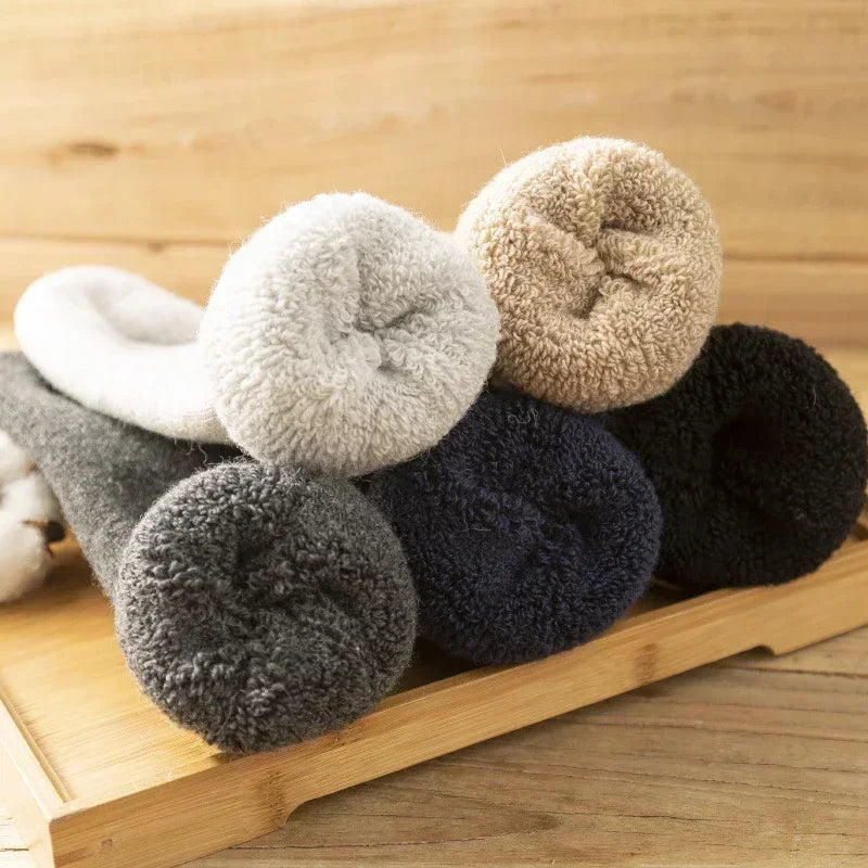 Merino Wool Winter Socks - 3 Pairs