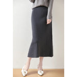 Sophia | Stylish Knitted Midi Skirt