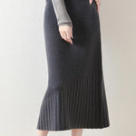 Sophia | Stylish Knitted Midi Skirt