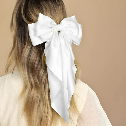 Satin Elegance | The Perfect Bow Clip for Timeless Charm