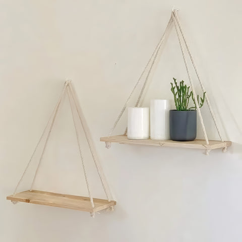 Wall Whimsy | Sturdy & Space-Saving Hanging Shelf (1 piece)