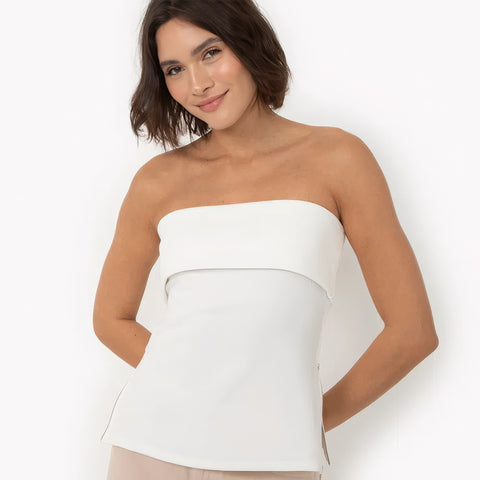 Celeste | Chic & Elegant Strapless Blouse