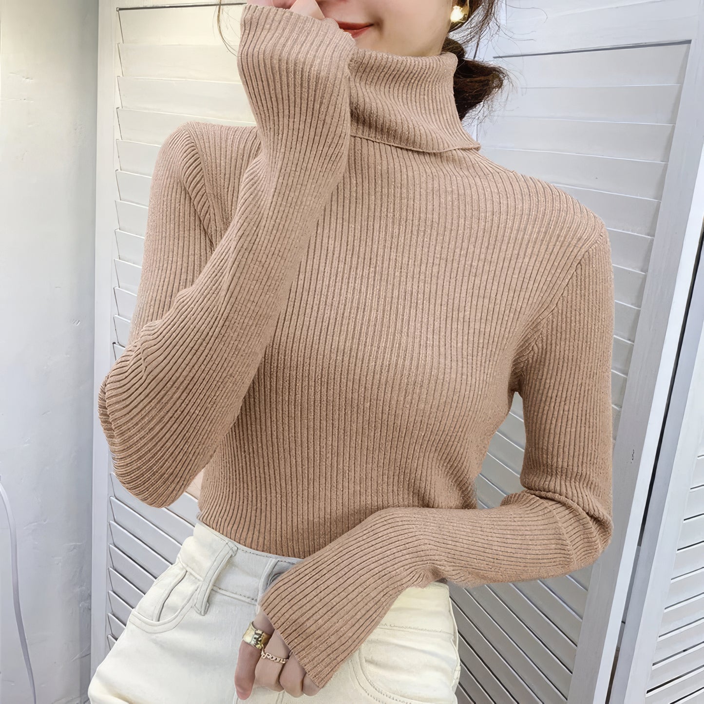 Luisa | Elegant & Cozy Cashmere Turtleneck Sweater