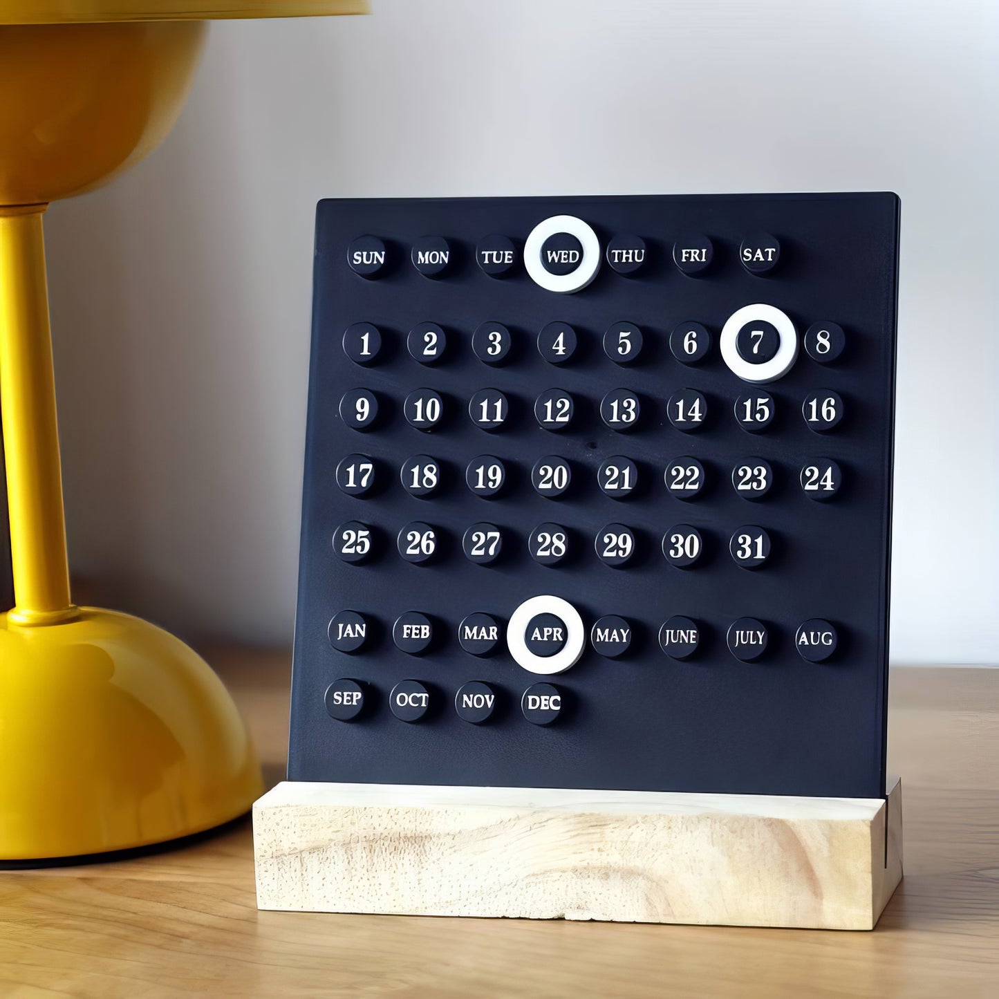 Woody Year-Round | Elegant Wooden Calendar for 2024