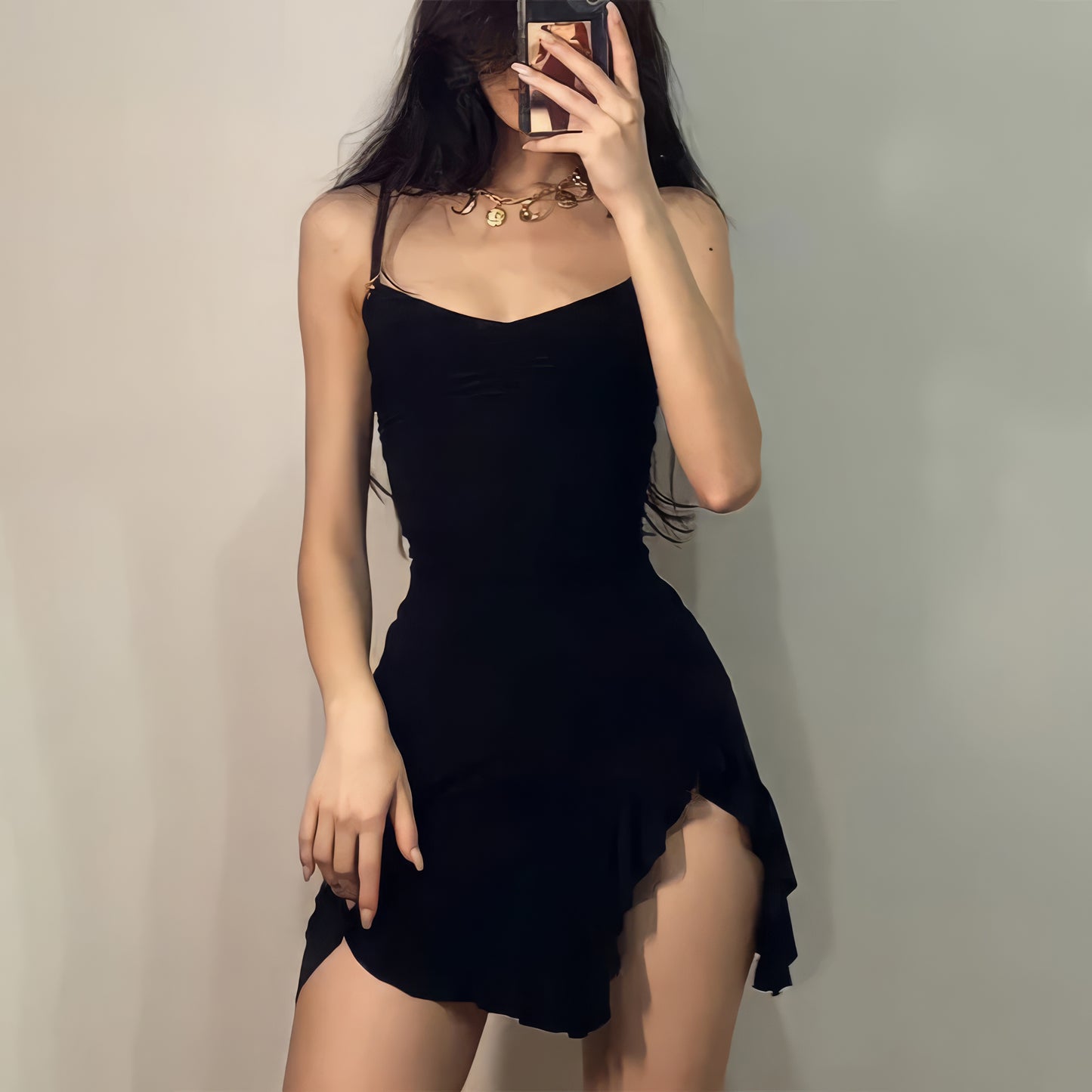 Liah | Alluring Black Mini Dress