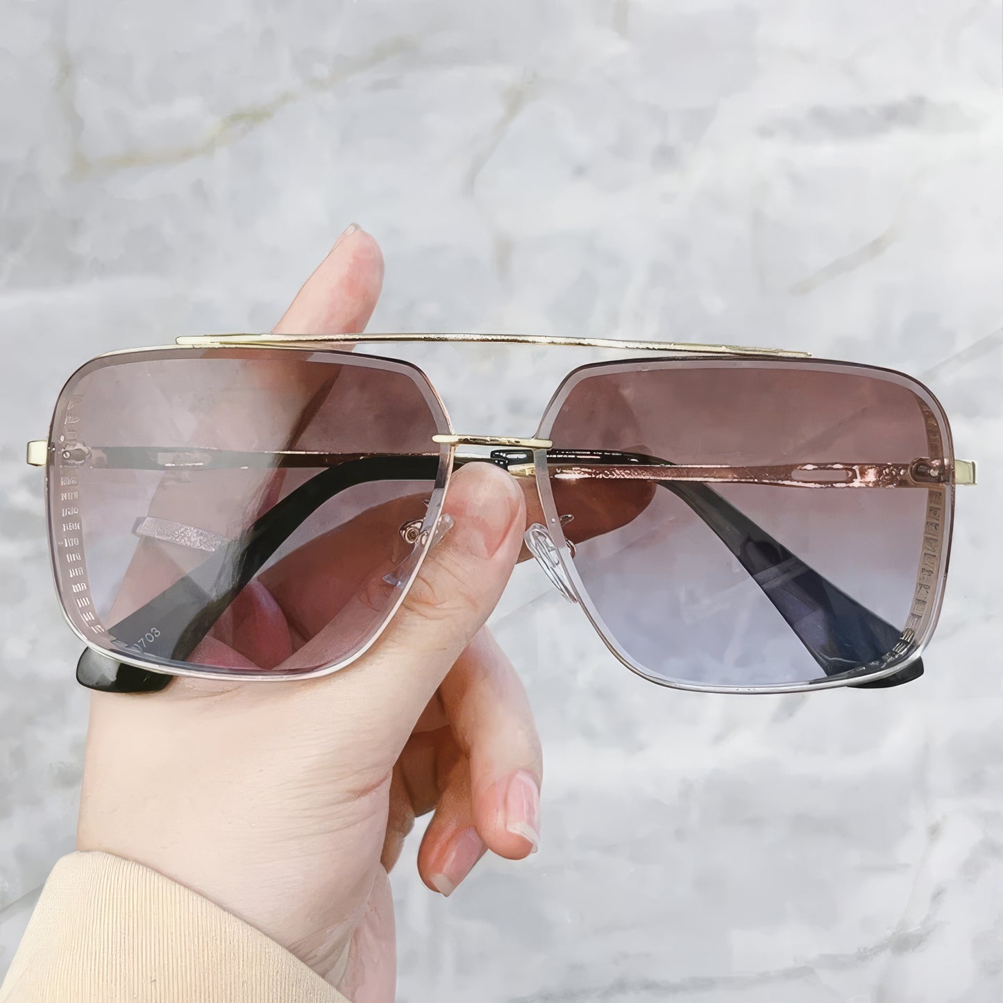 Punk Panache | Square Sunglasses with a Steampunk Twist