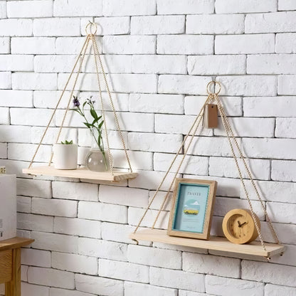 Wall Whimsy | Sturdy & Space-Saving Hanging Shelf (1 piece)