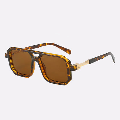 Retro Rays | Chic & Retro Gradient Square Sunglasses