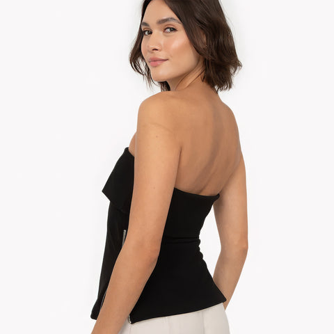 Celeste | Chic & Elegant Strapless Blouse