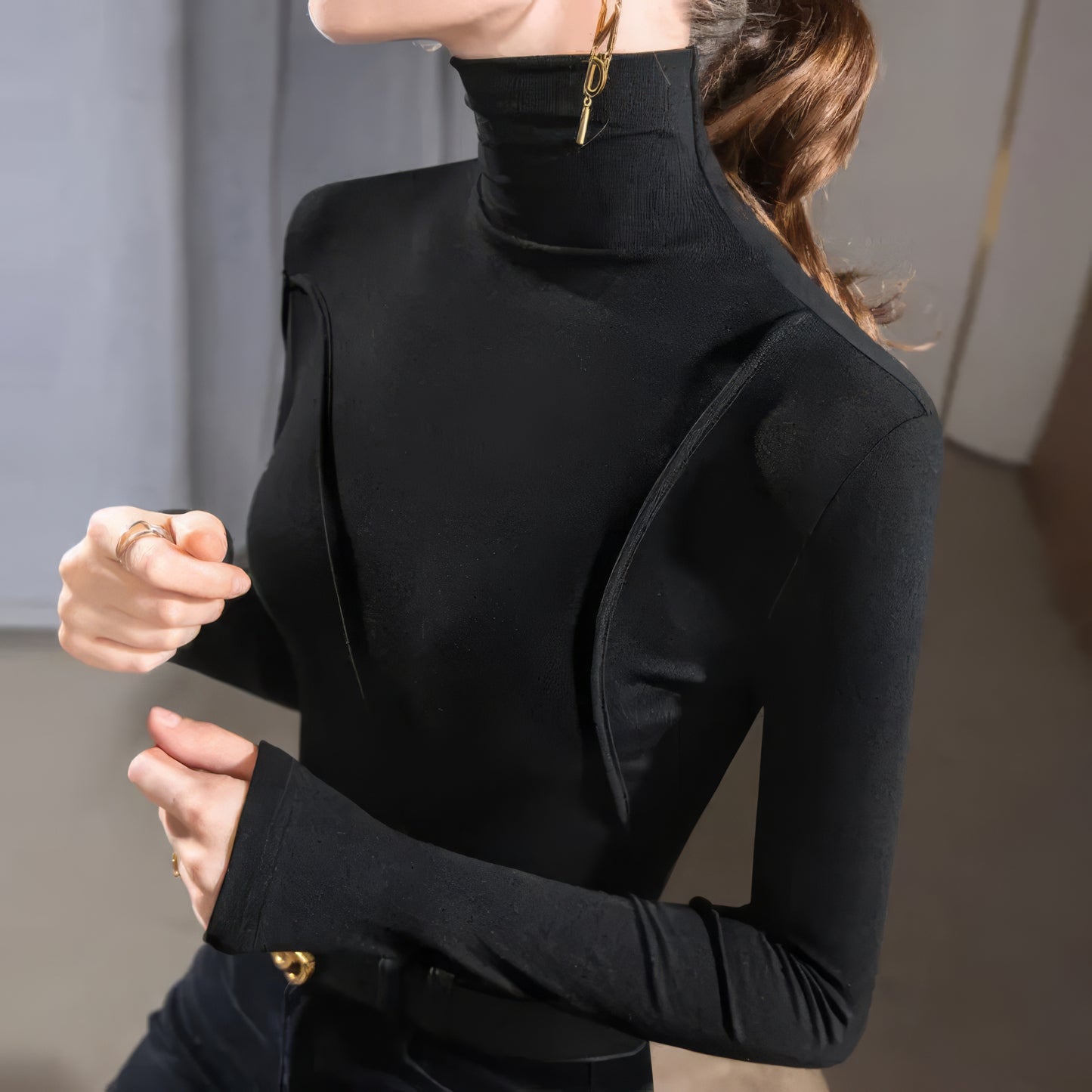 Margaret | Sleek & Sophisticated Turtleneck Top