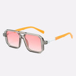 Retro Rays | Chic & Retro Gradient Square Sunglasses