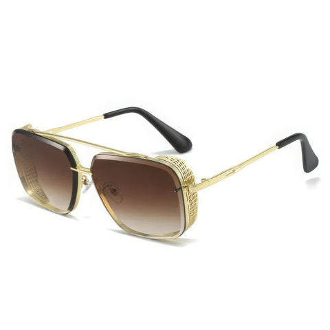 Punk Panache | Square Sunglasses with a Steampunk Twist