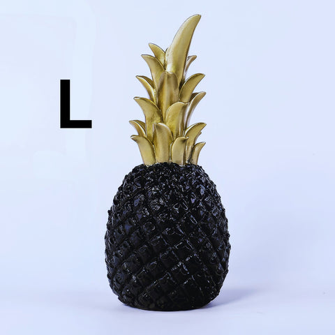 Resin Pineapple Decor Set