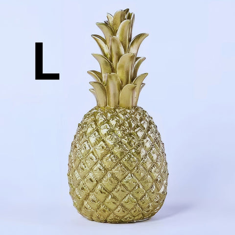 Resin Pineapple Decor Set