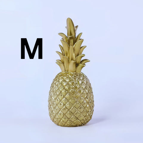 Resin Pineapple Decor Set