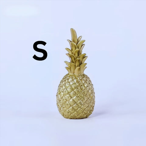 Resin Pineapple Decor Set