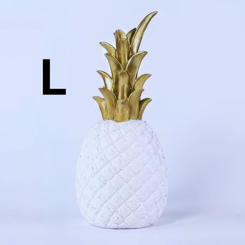 Resin Pineapple Decor Set