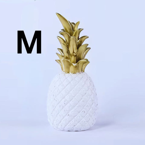 Resin Pineapple Decor Set