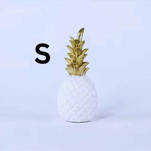 Resin Pineapple Decor Set